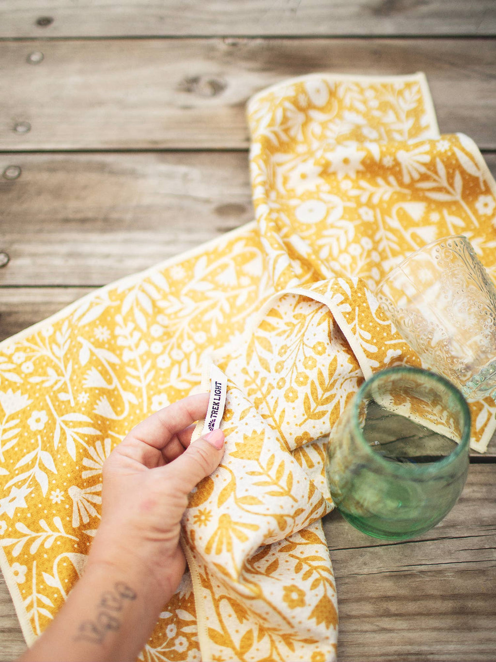 Kitchen Tea Towel Quick Dry | Meadow Flowers