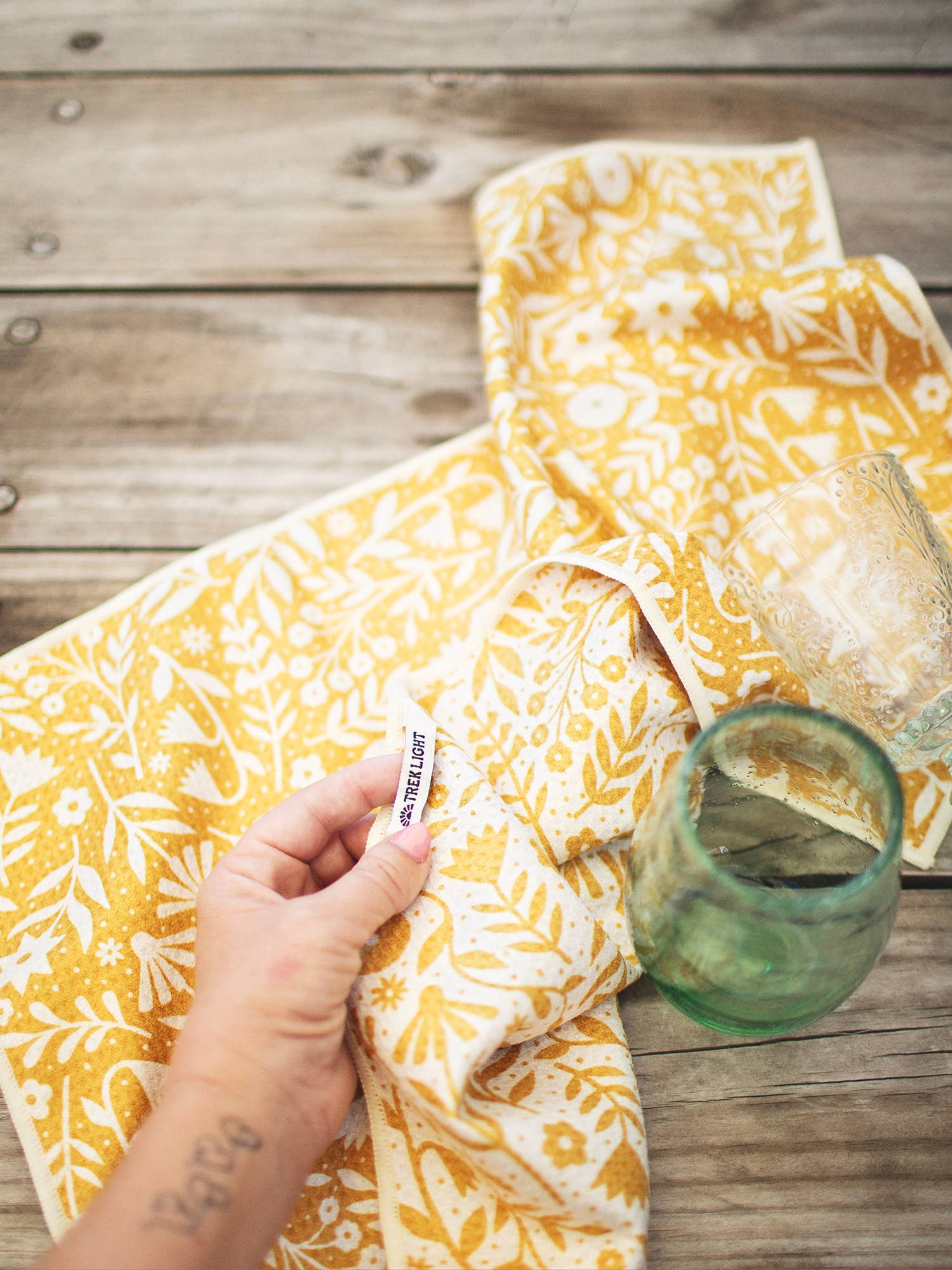 Kitchen Tea Towel Quick Dry | Meadow Flowers