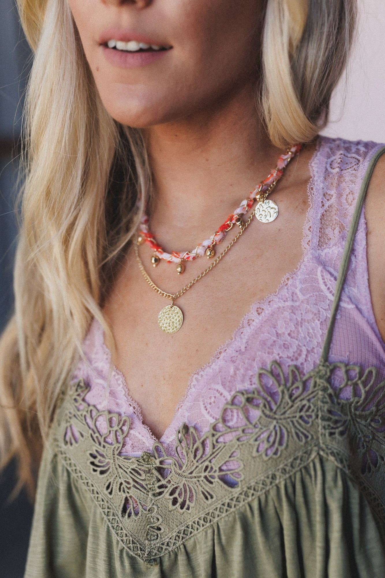 Terra Sol Necklace - Orange