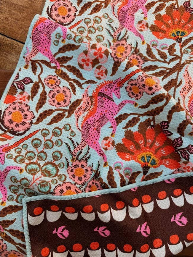 Kitchen Tea Towel Quick Dry | Unicorn Dreams