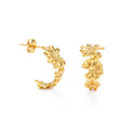 Daisy Flower Hoop Earrings