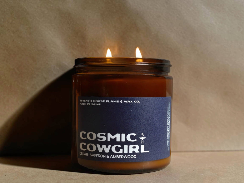COSMIC COWGIRL - Saffron, Cedar & Amberwood Candle