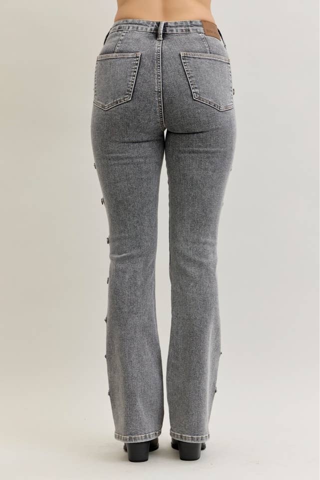 HW Bootcut Western Side Seam & Coin Pkt Detail