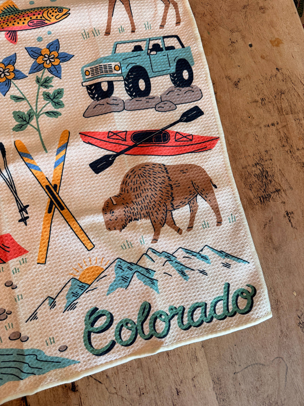 Kitchen Tea Towel Quick Dry | Colorado