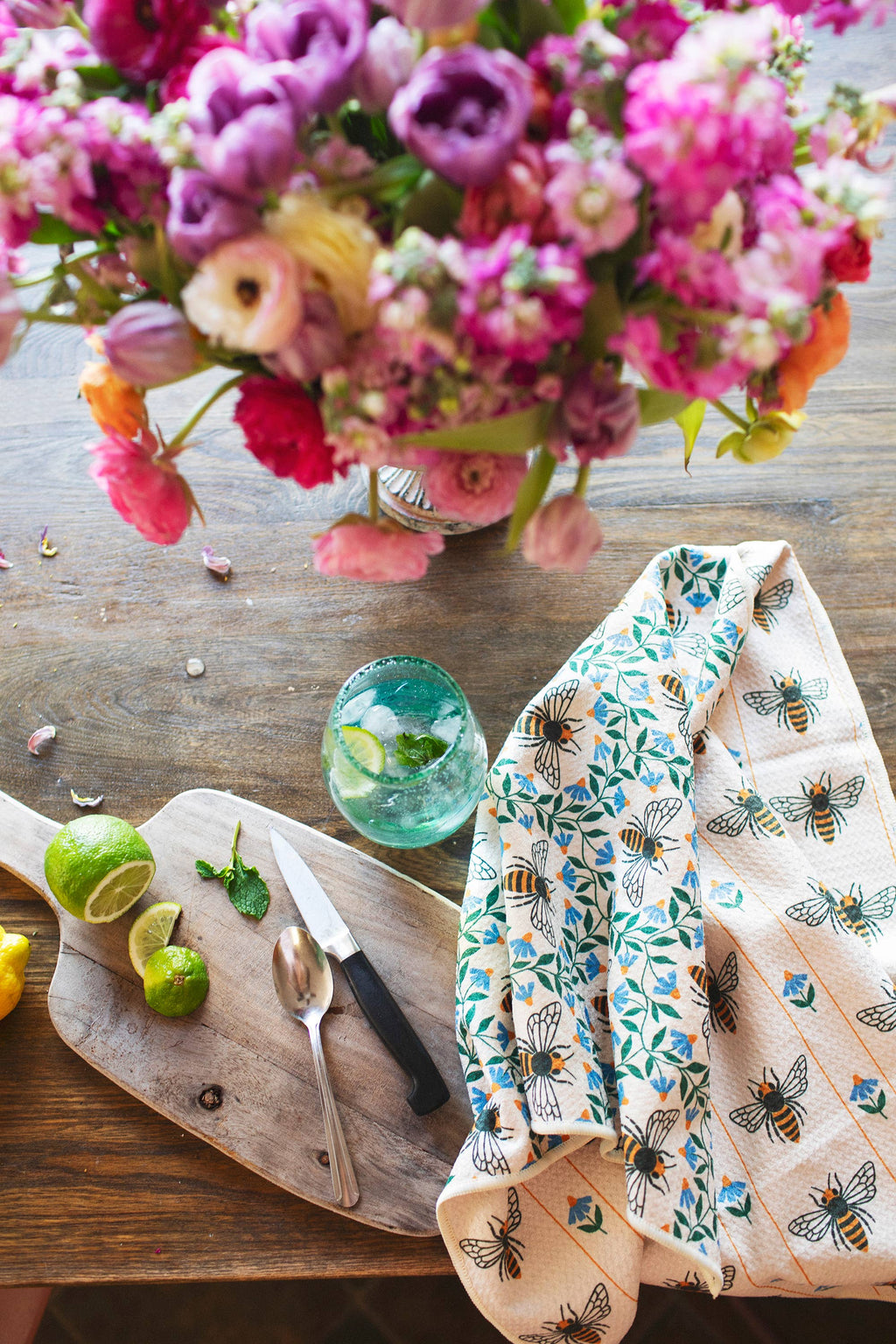 Kitchen Tea Towel Quick Dry | Honeybee
