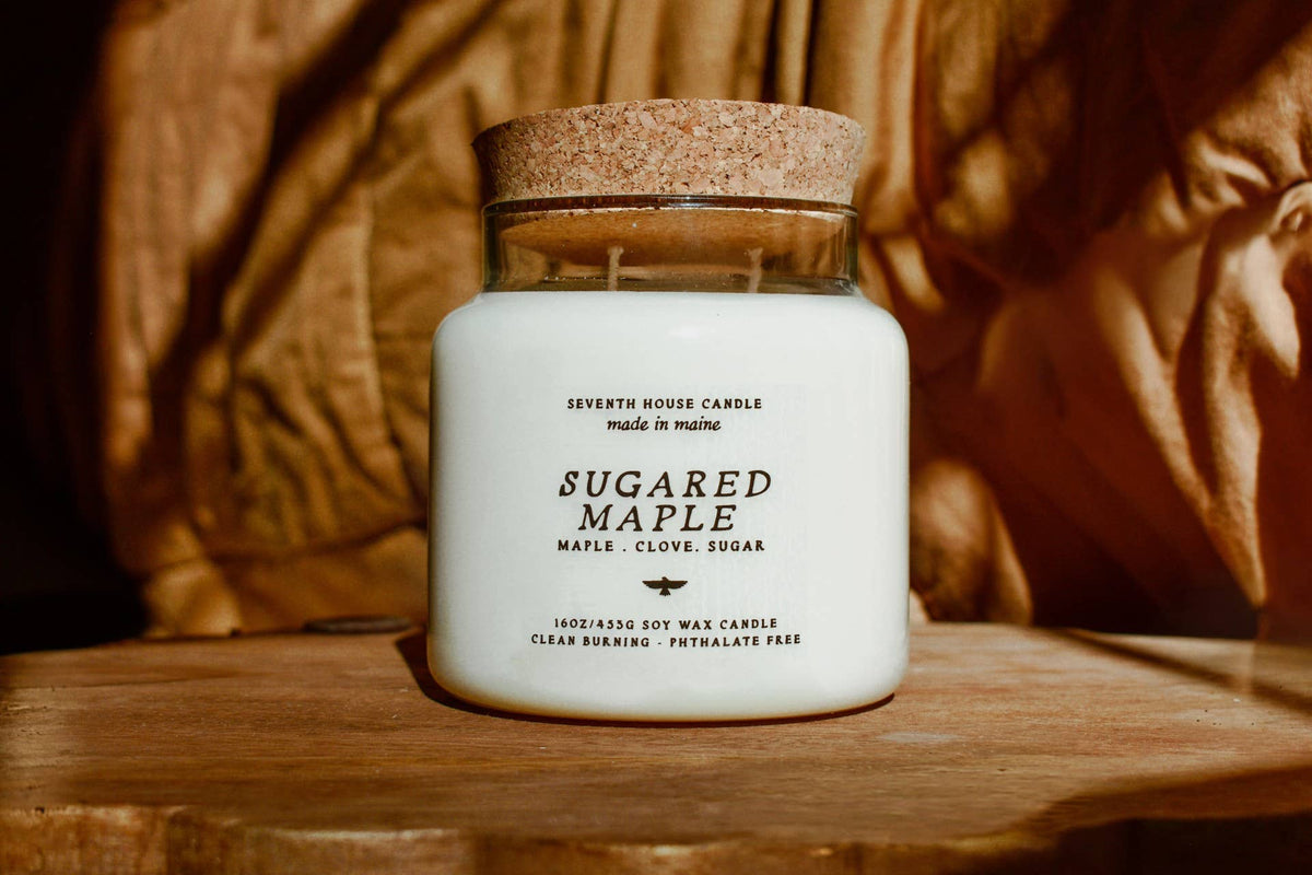 SUGARED MAPLE - Maple, Pumpkin, Clove Apothecary Candle