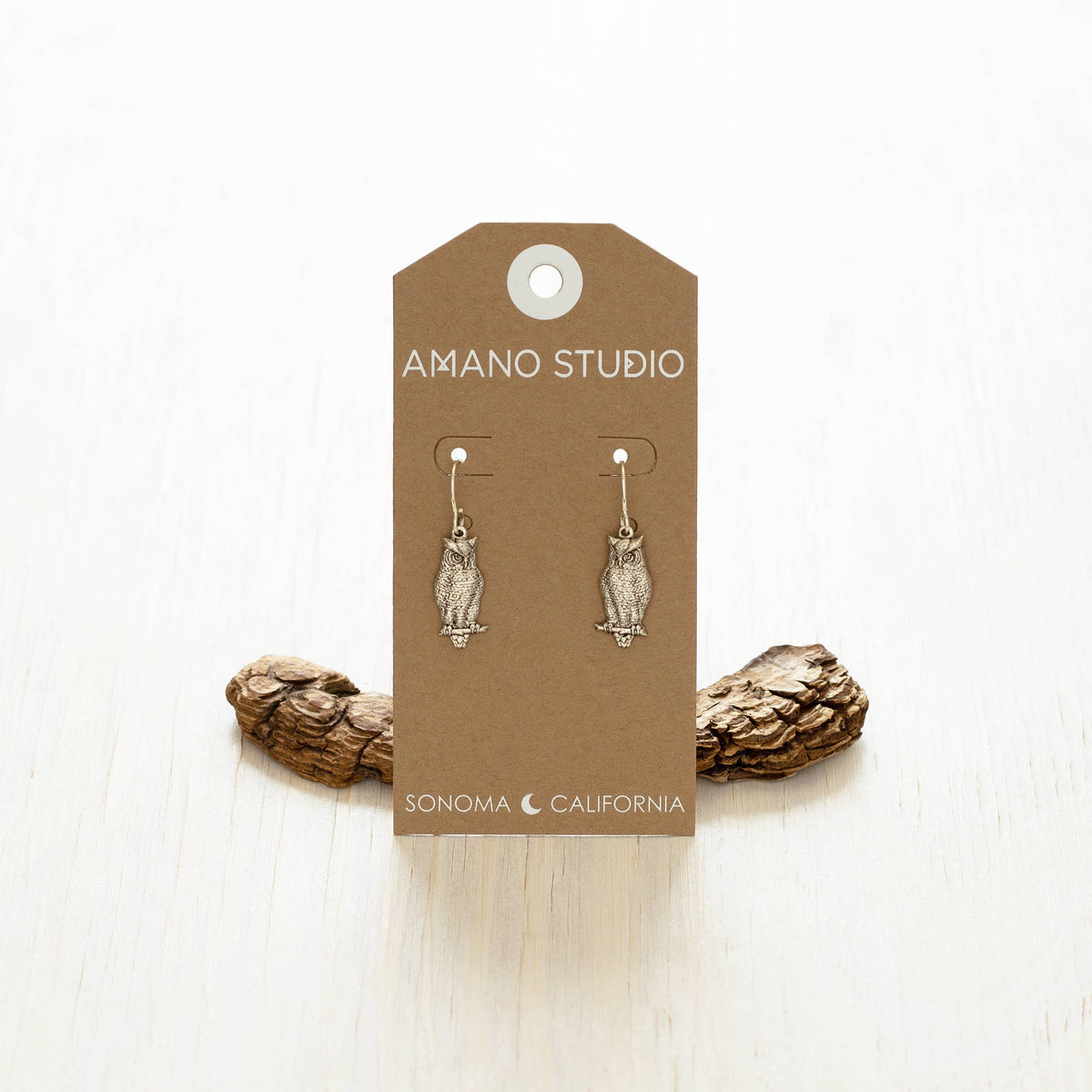 Wise Owl Drop Earrings