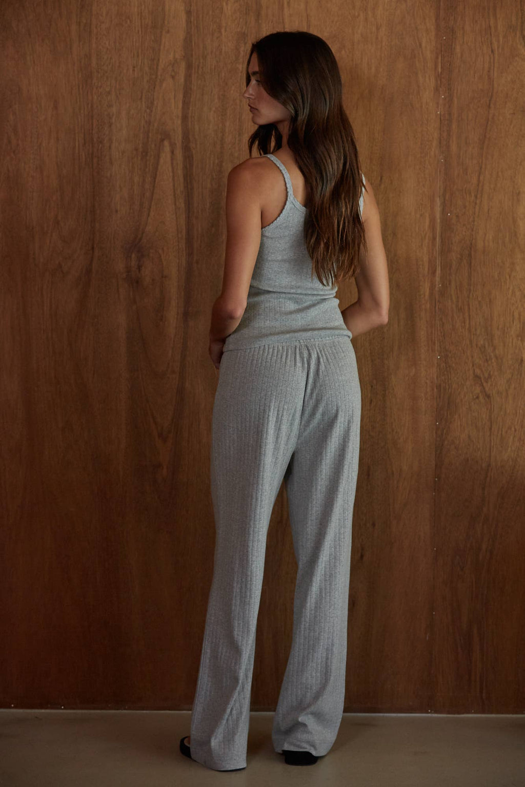 L10099T2 | Knit Cotton Pointelle Cami
