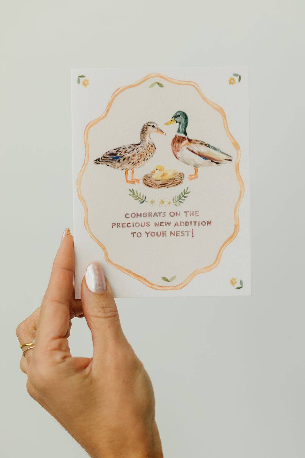New Baby Little Duckling Greeting Card