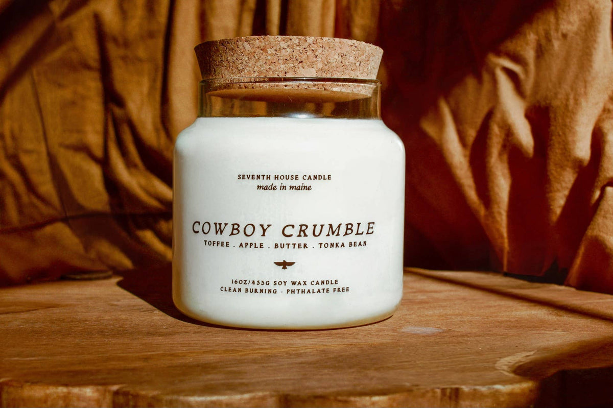 COWBOY CRUMBLE - Apple, Maple, Butter Apothecary Candle