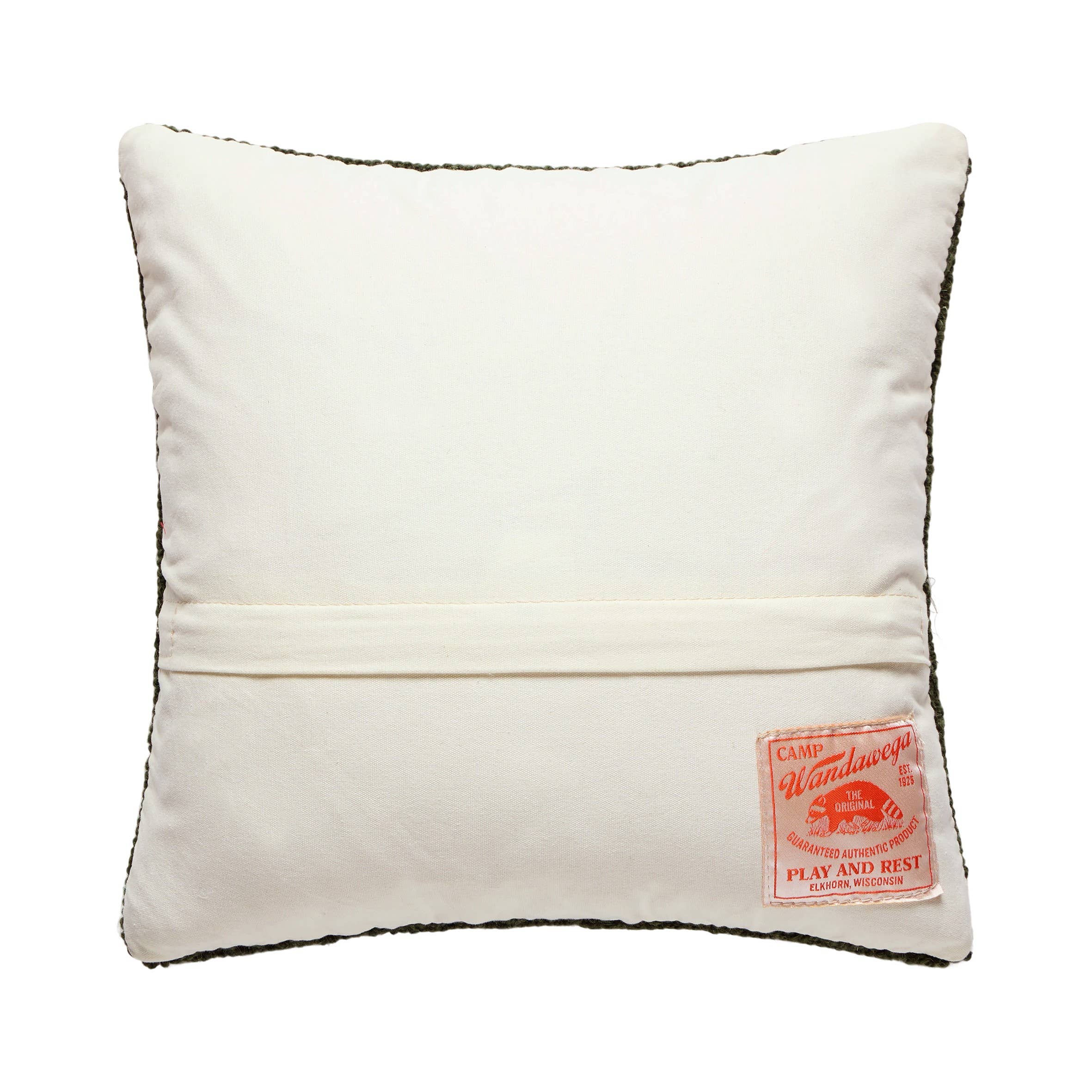 CAMP WANDAWEGA WOOD DUCK HOOK PILLOW - Camp W