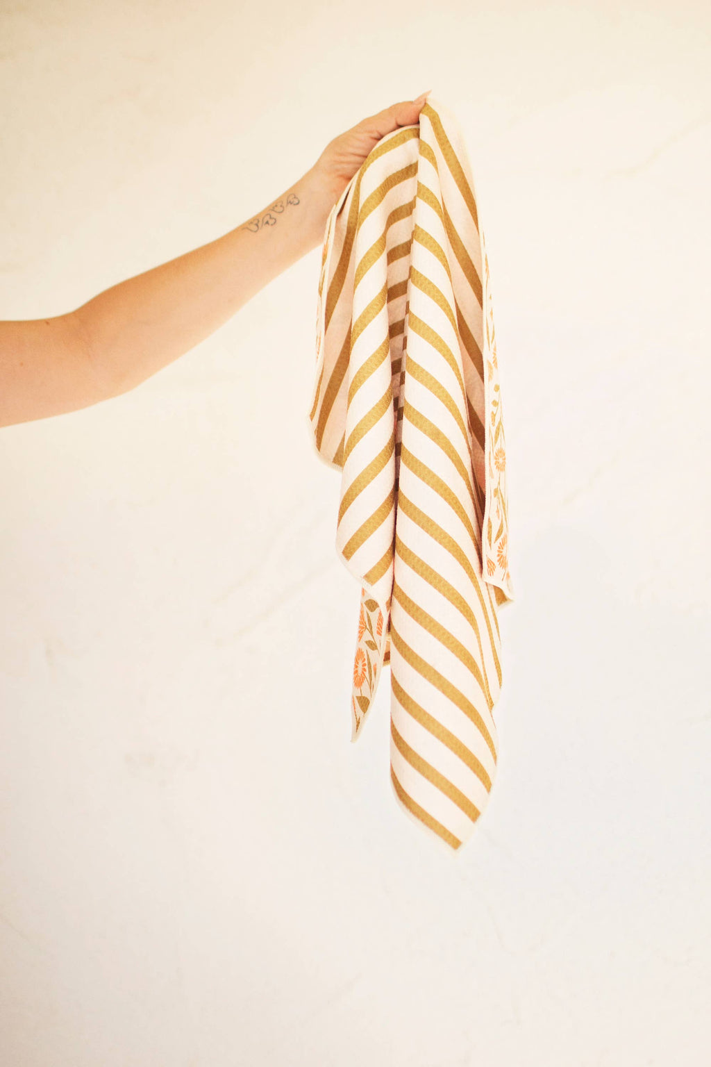 Kitchen Tea Towel Quick Dry | Calendula Flowers