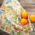 Kitchen Tea Towel Quick Dry | Woodland Friends Animals Print