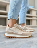 Made to Order - Lumia  Beige - Cow Leather Sneakers