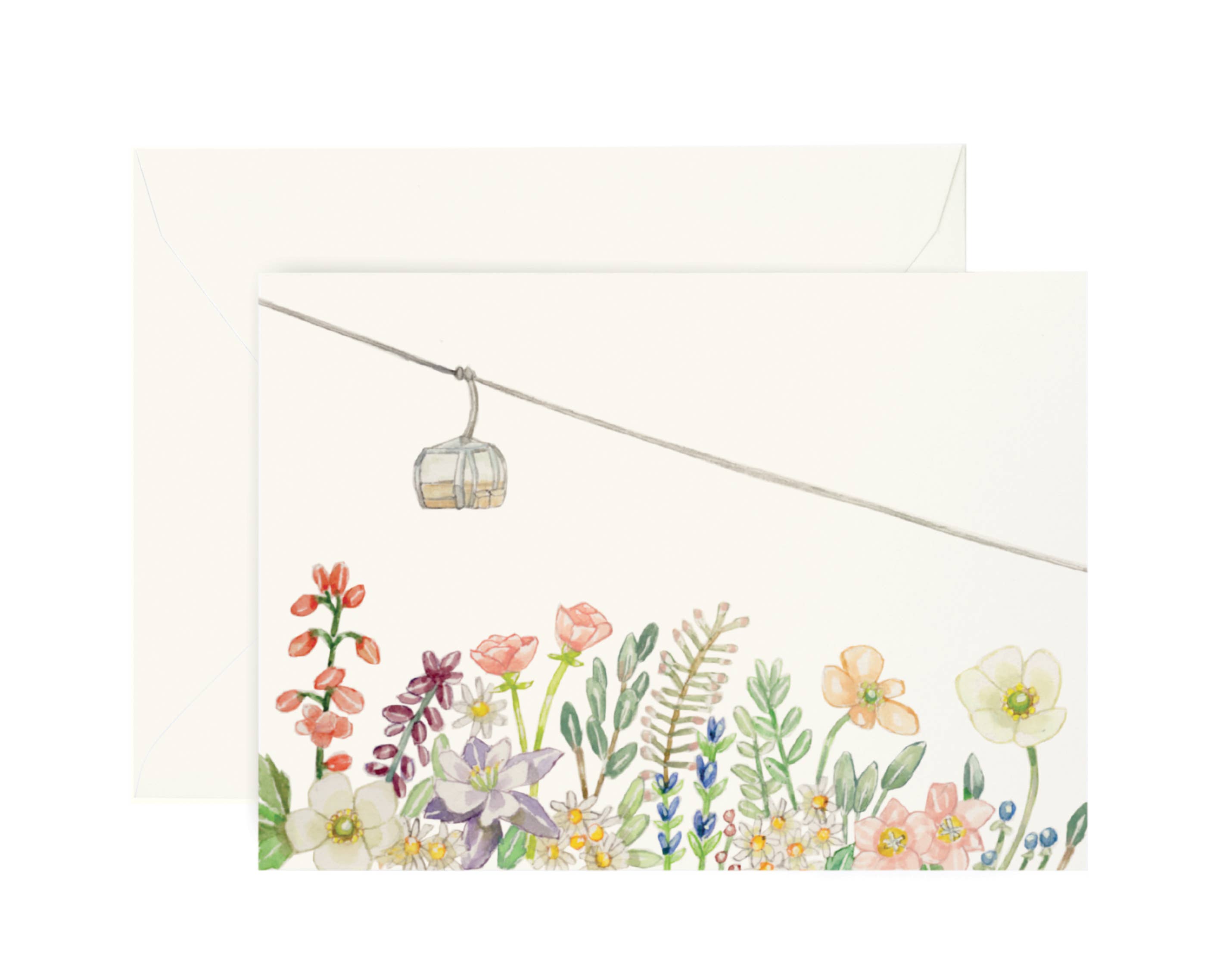 Wildflower Gondola Greeting Card