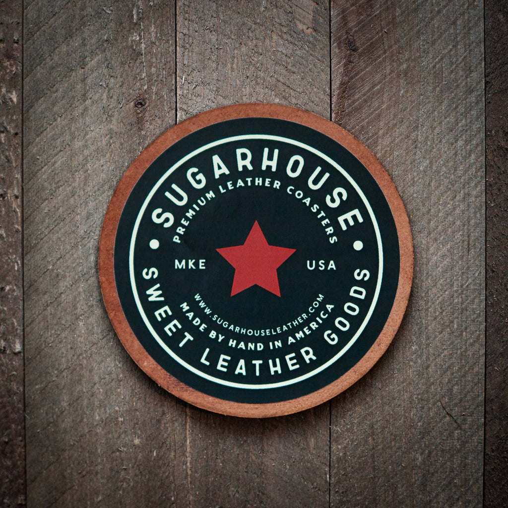 Bear Leather Coaster