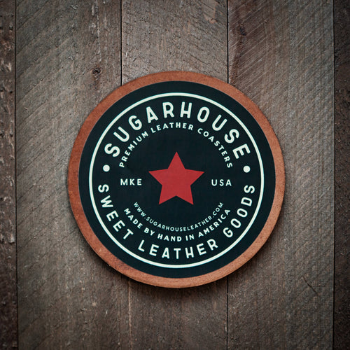 Bear Leather Coaster