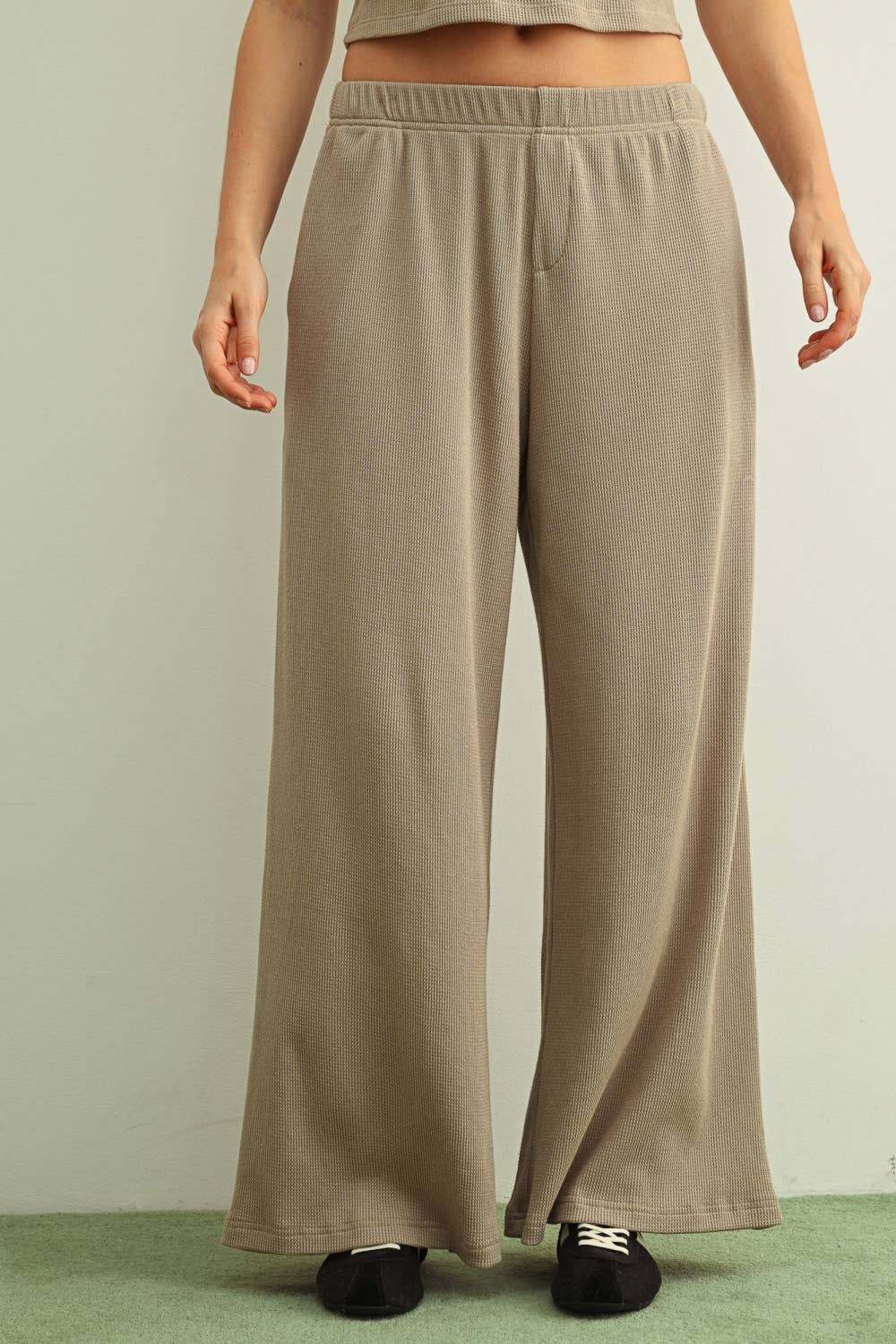 EP7145ST   WAFFLE FABRIC JOGGER PANTS