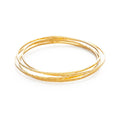 Hammered Bangles set of 4