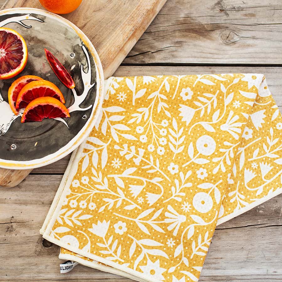 Kitchen Tea Towel Quick Dry | Meadow Flowers