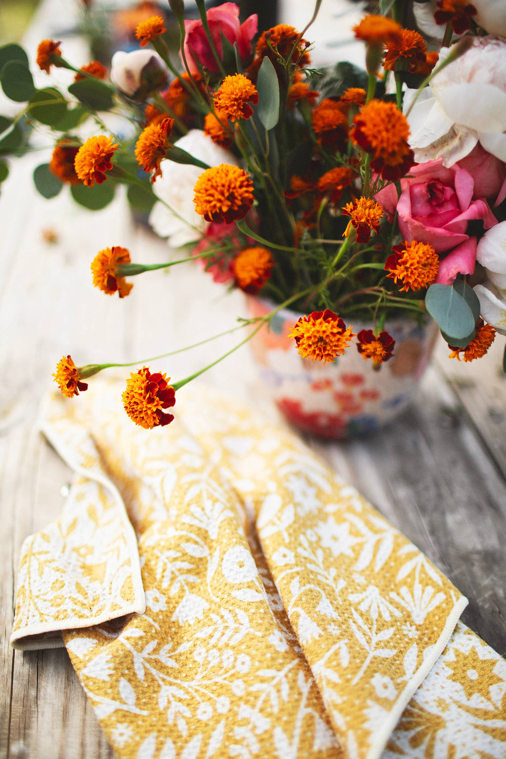 Kitchen Tea Towel Quick Dry | Meadow Flowers