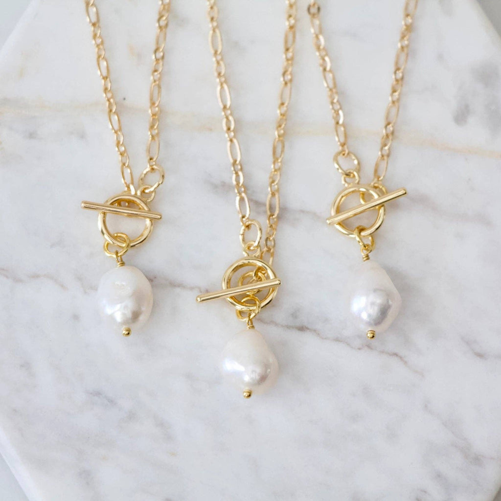 Pearl Toggle Necklace