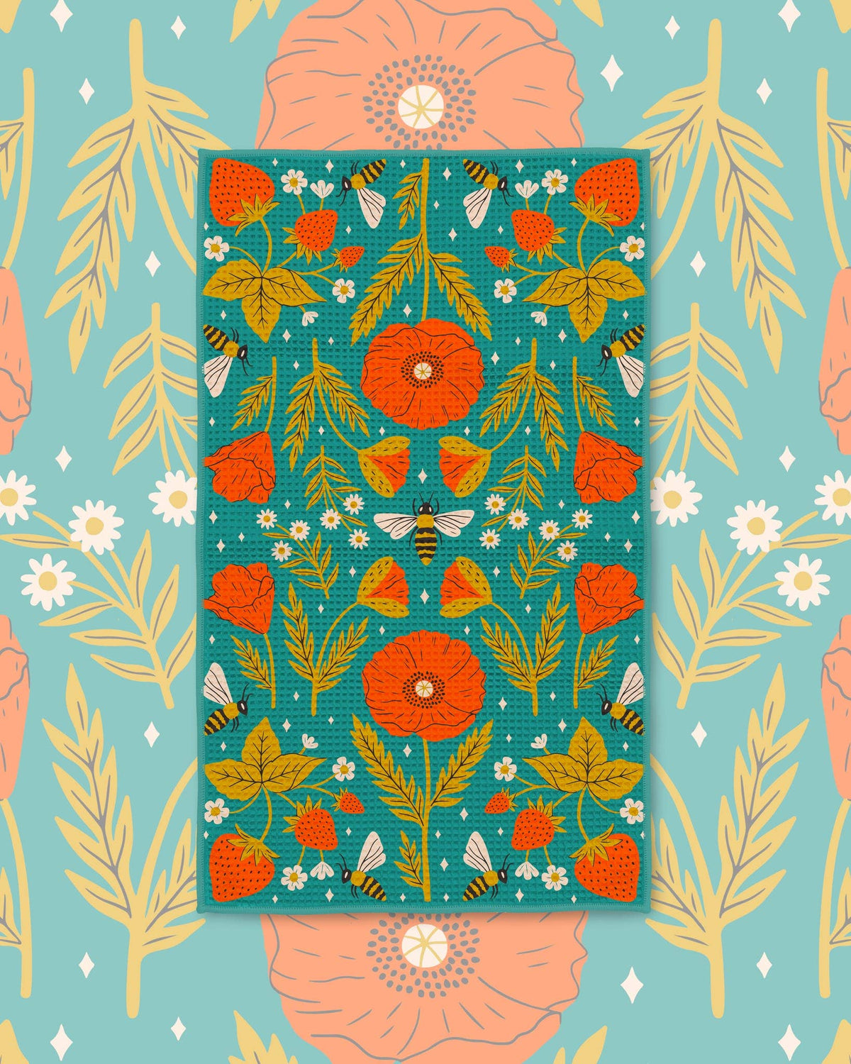 Kitchen Tea Towel Quick Dry | Garden Buzz