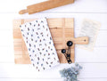 Skiing Adventure Tea Towel: Elevate Your Kitchen Style