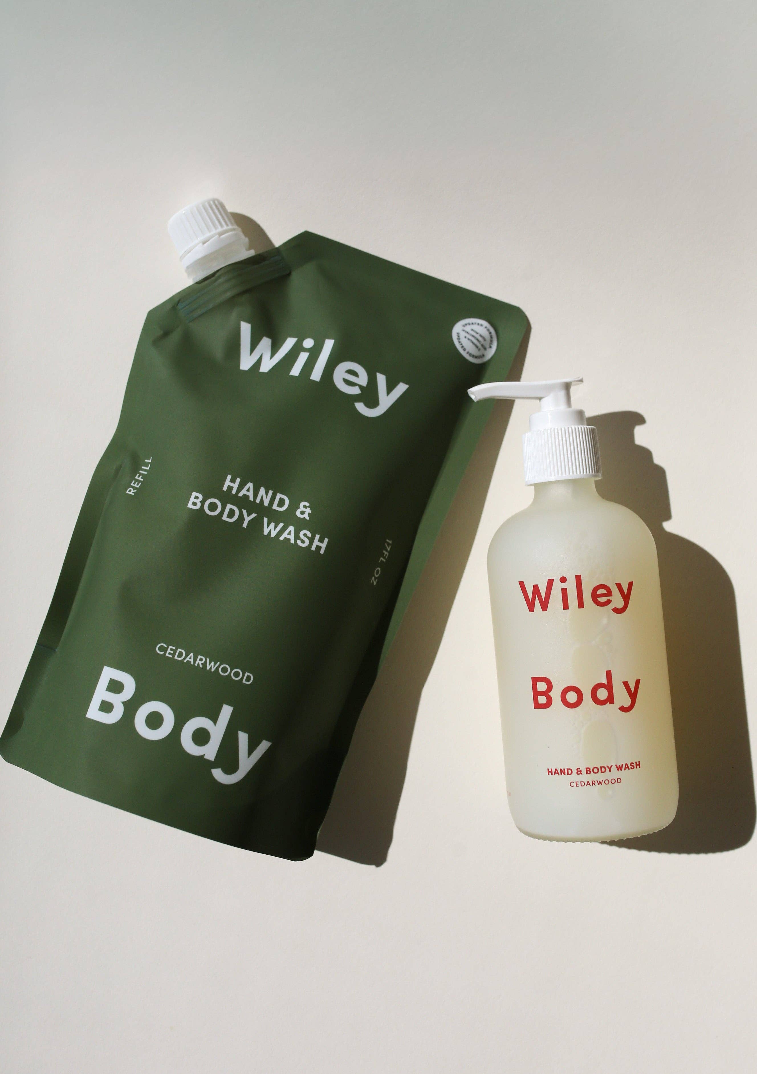 Cedarwood Hand & Body Wash | Glass Bottle | 8.5oz