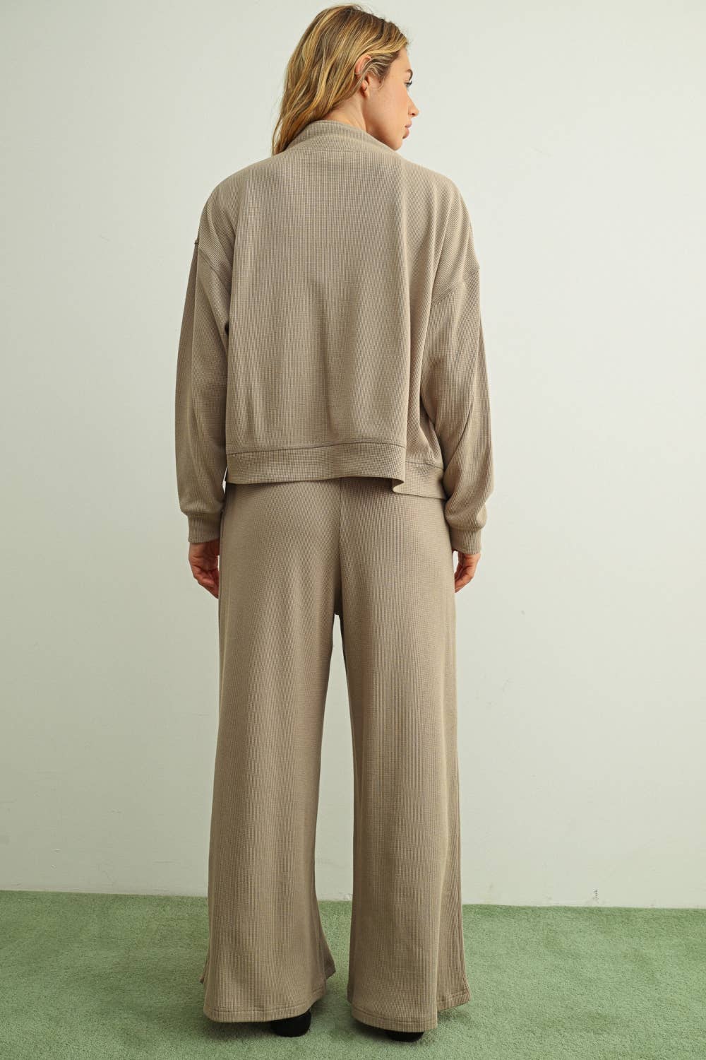EP7145ST   WAFFLE FABRIC JOGGER PANTS