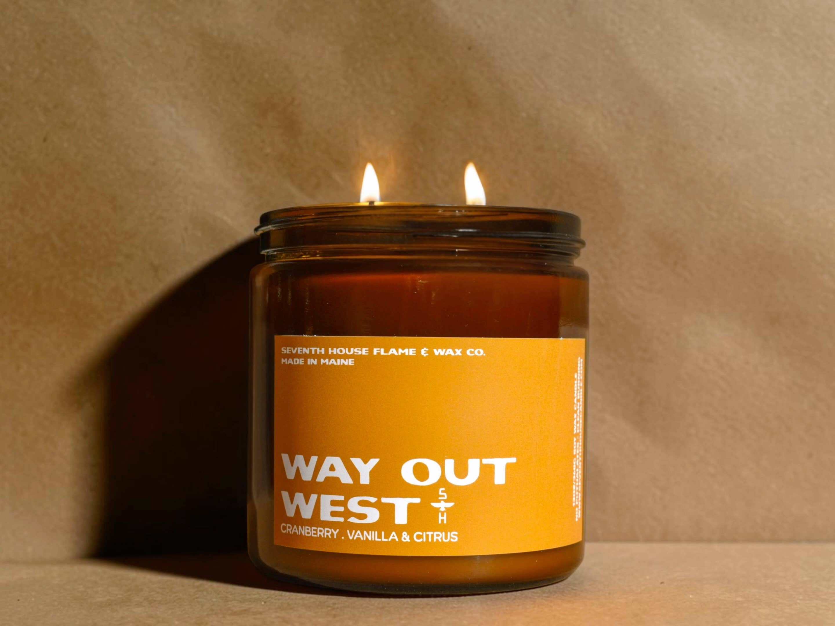 WAY OUT WEST - Cranberry, Vanilla, Citrus Candle