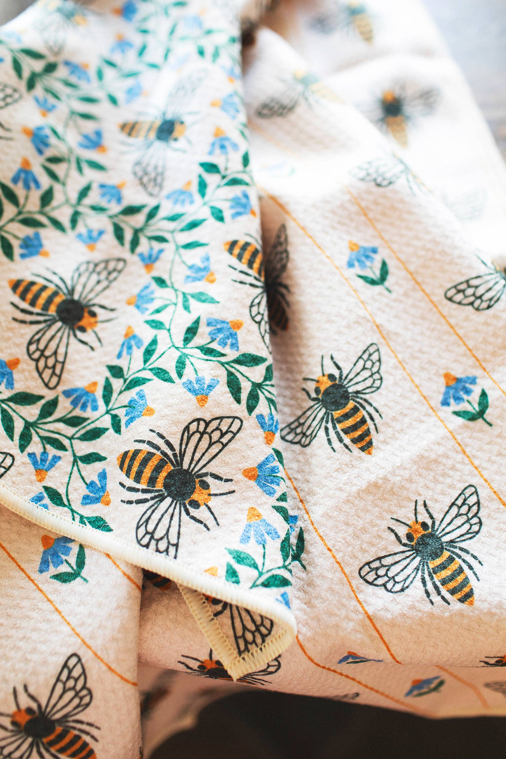 Kitchen Tea Towel Quick Dry | Honeybee