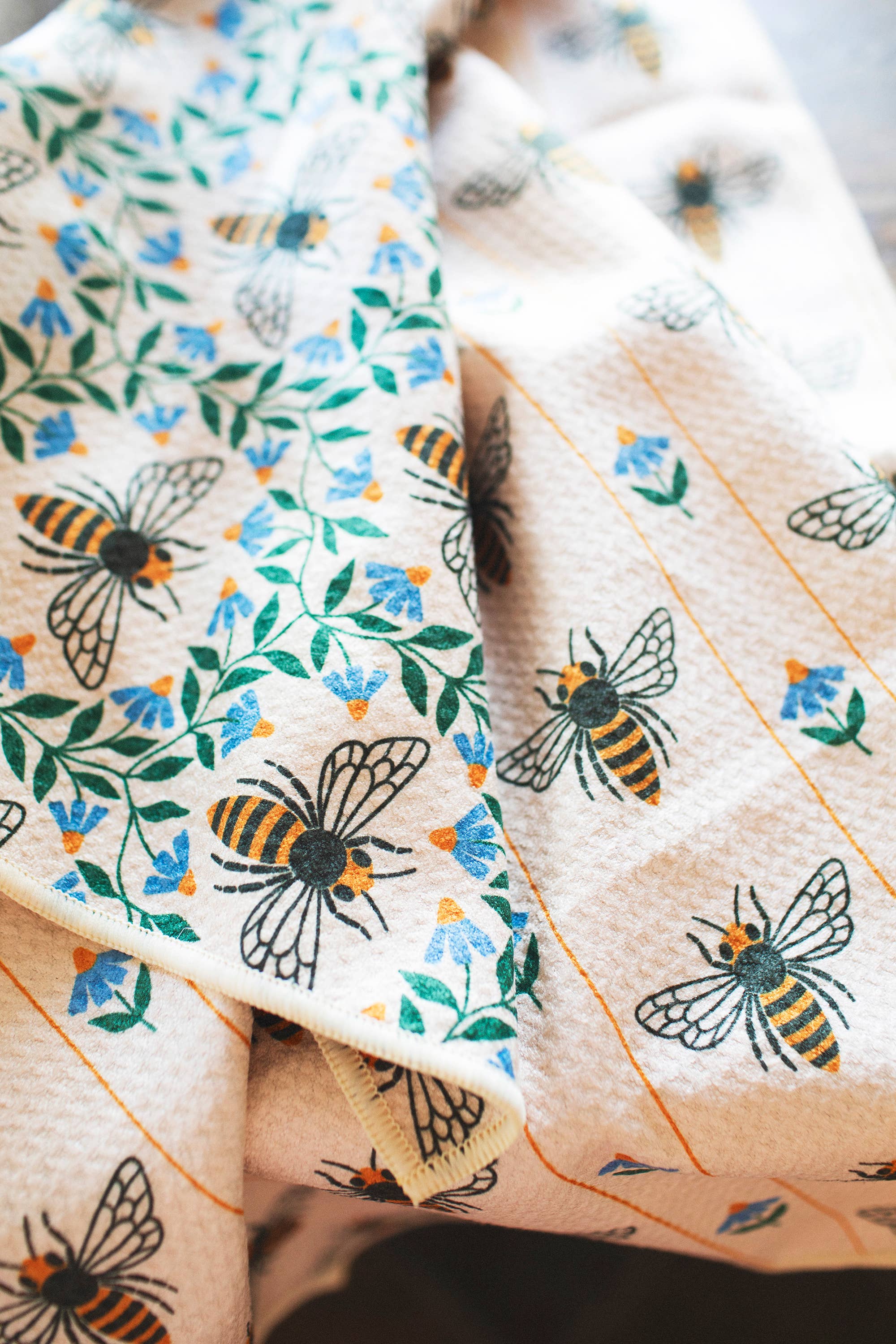 Kitchen Tea Towel Quick Dry | Honeybee