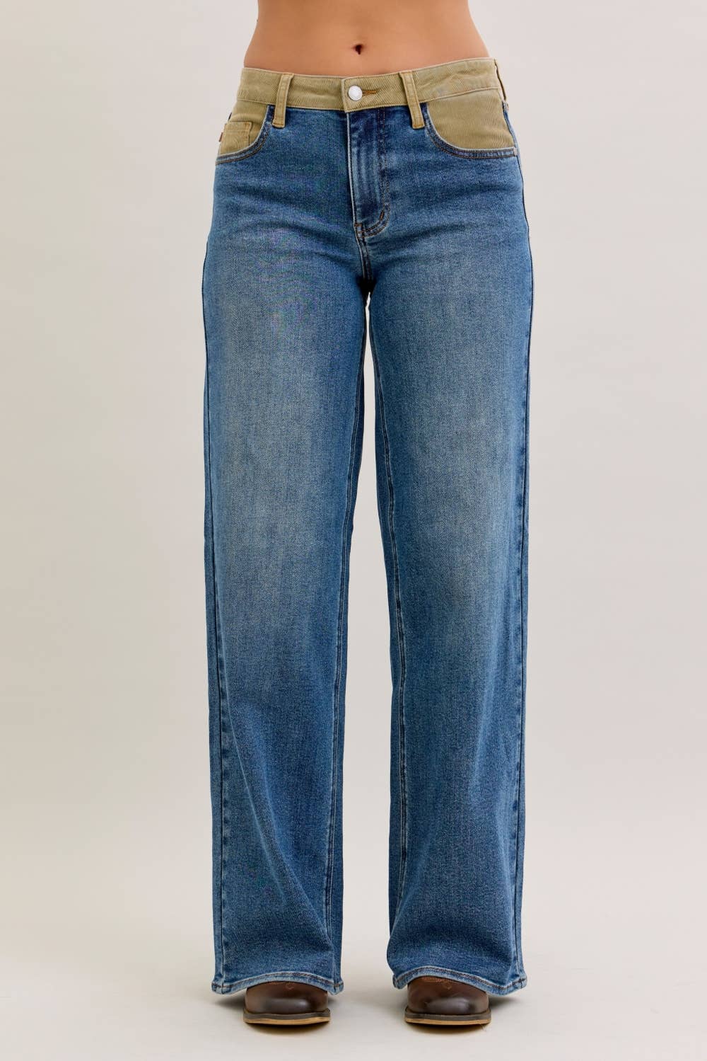 MR Column Straight With Corduroy Waist