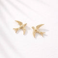 Swallow Stud Earrings