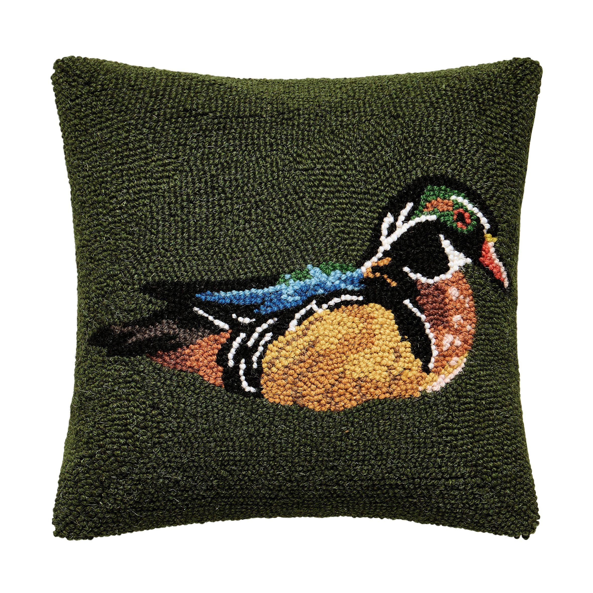 CAMP WANDAWEGA WOOD DUCK HOOK PILLOW - Camp W