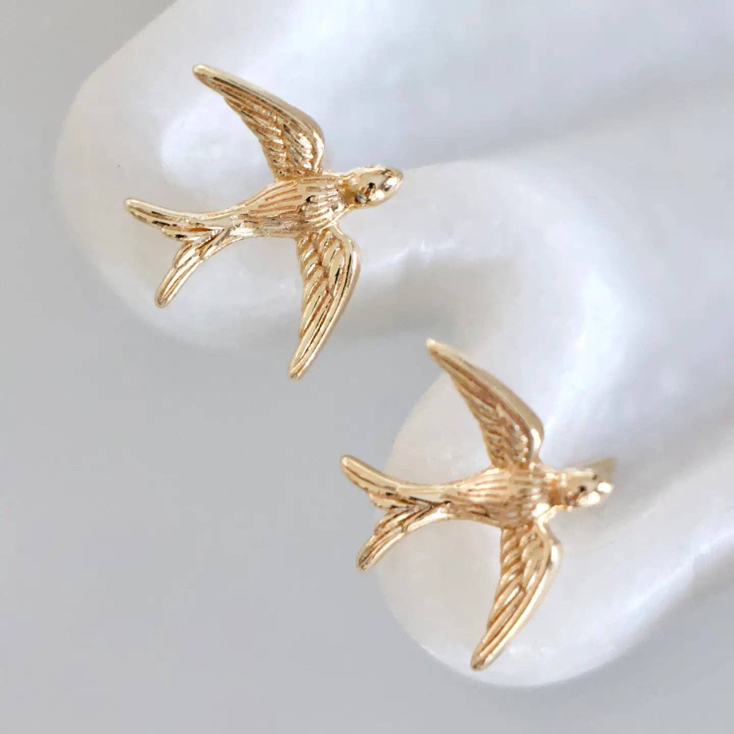 Swallow Stud Earrings