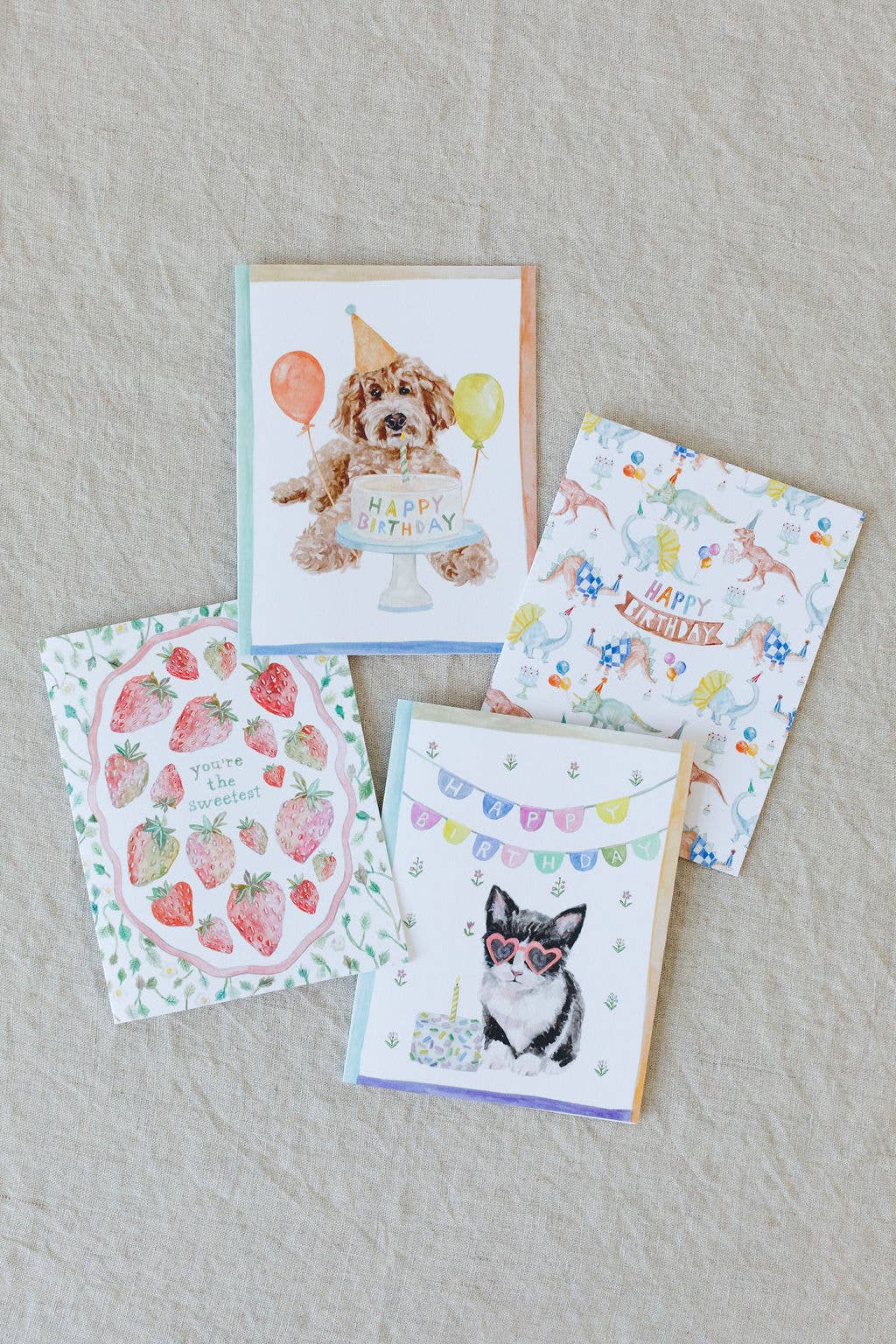 Birthday Dog Card, Goldendoodle Dog Lover Card, A2 Card