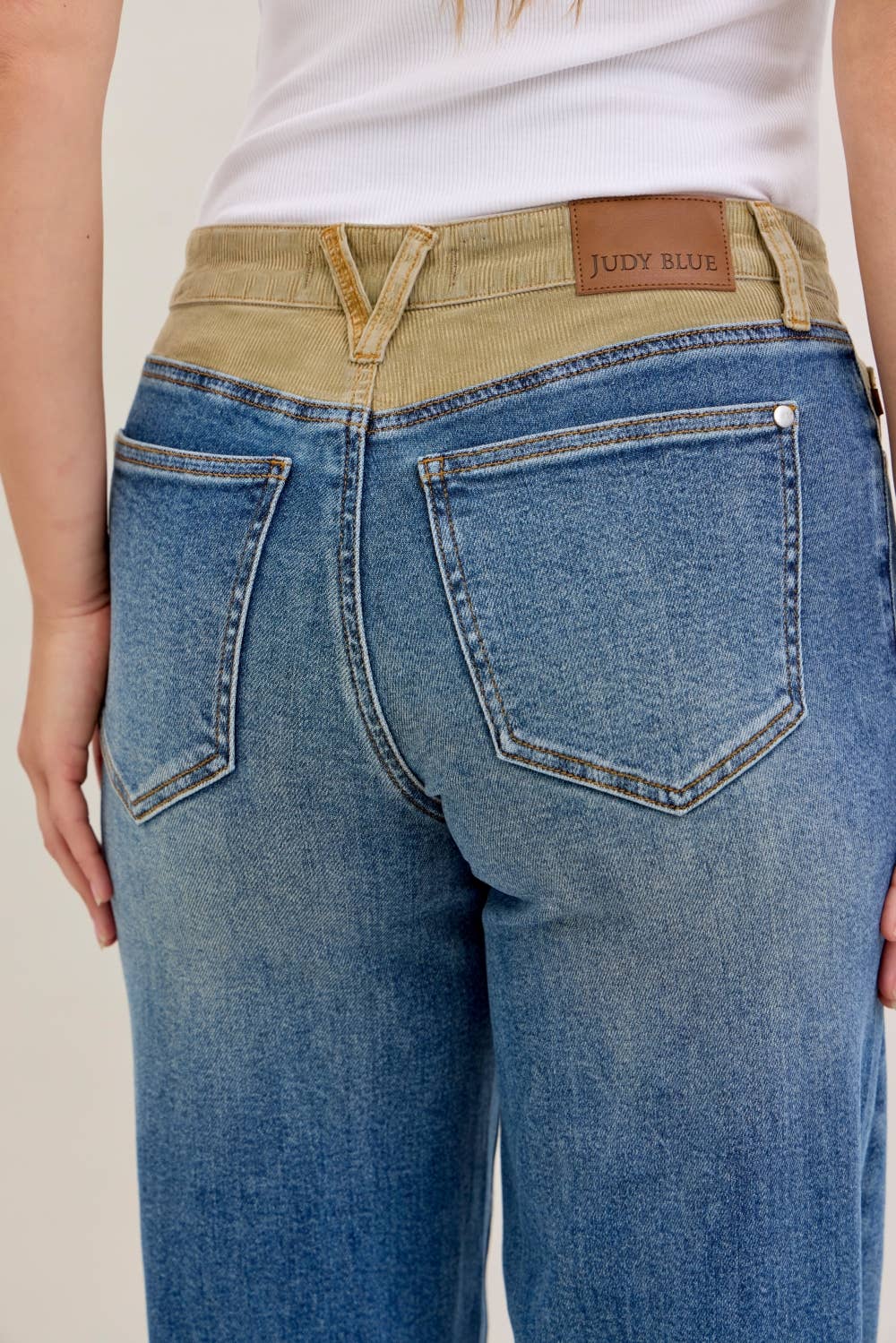 MR Column Straight With Corduroy Waist