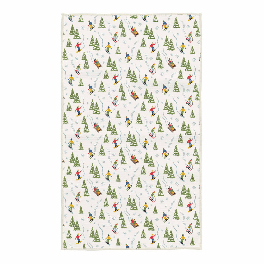 Kitchen Tea Towel Quick Dry | Snow Day