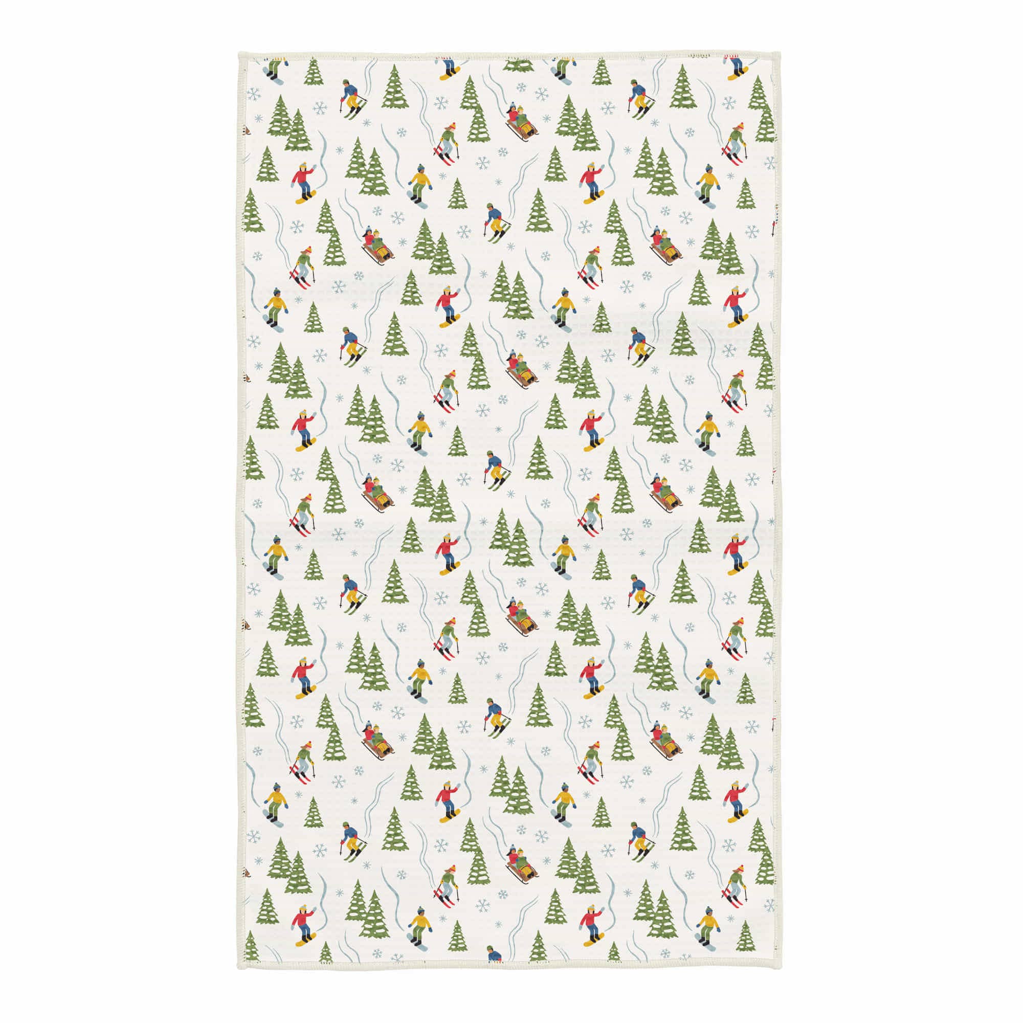 Kitchen Tea Towel Quick Dry | Snow Day