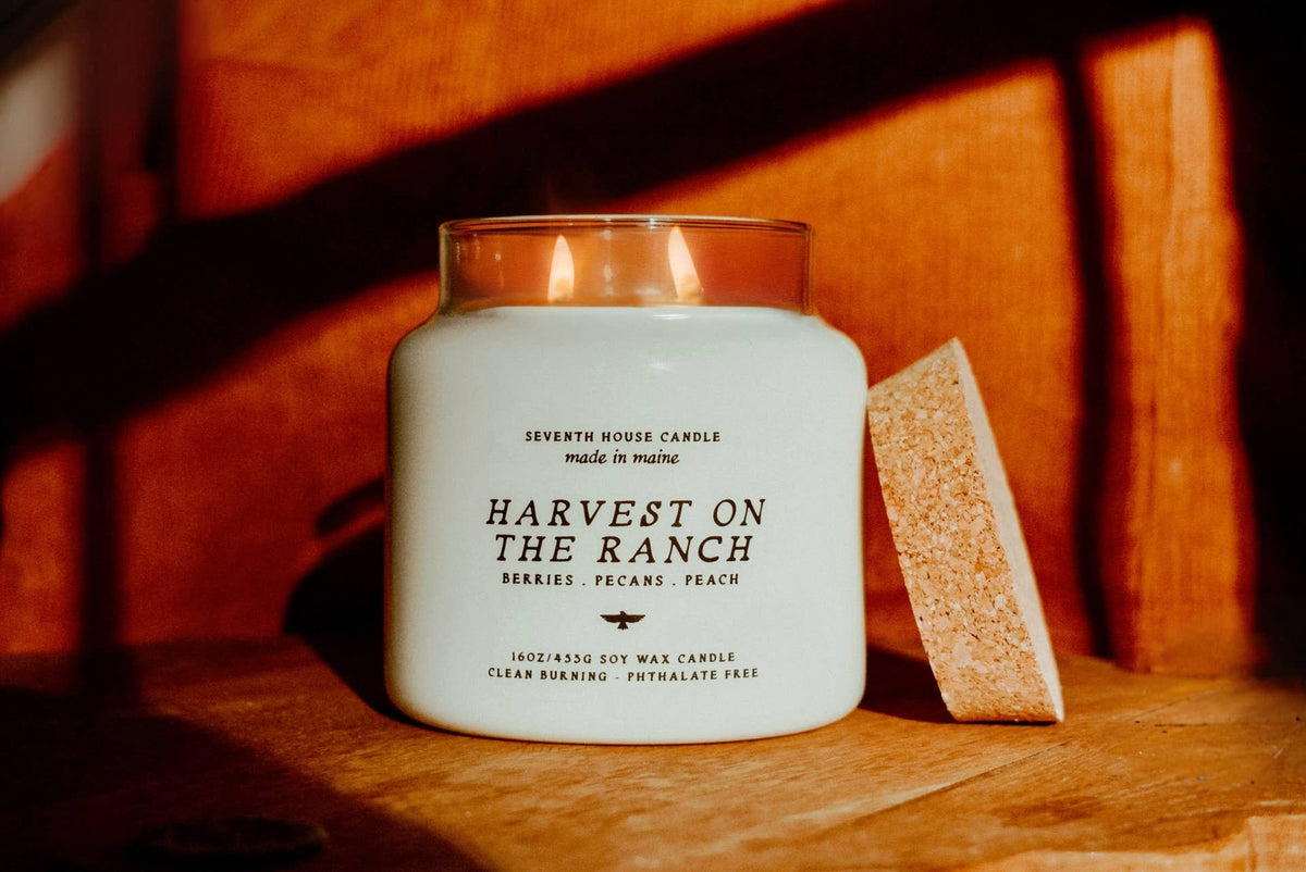 HARVEST ON THE RANCH - Berries, Pecan Apothecary Candle