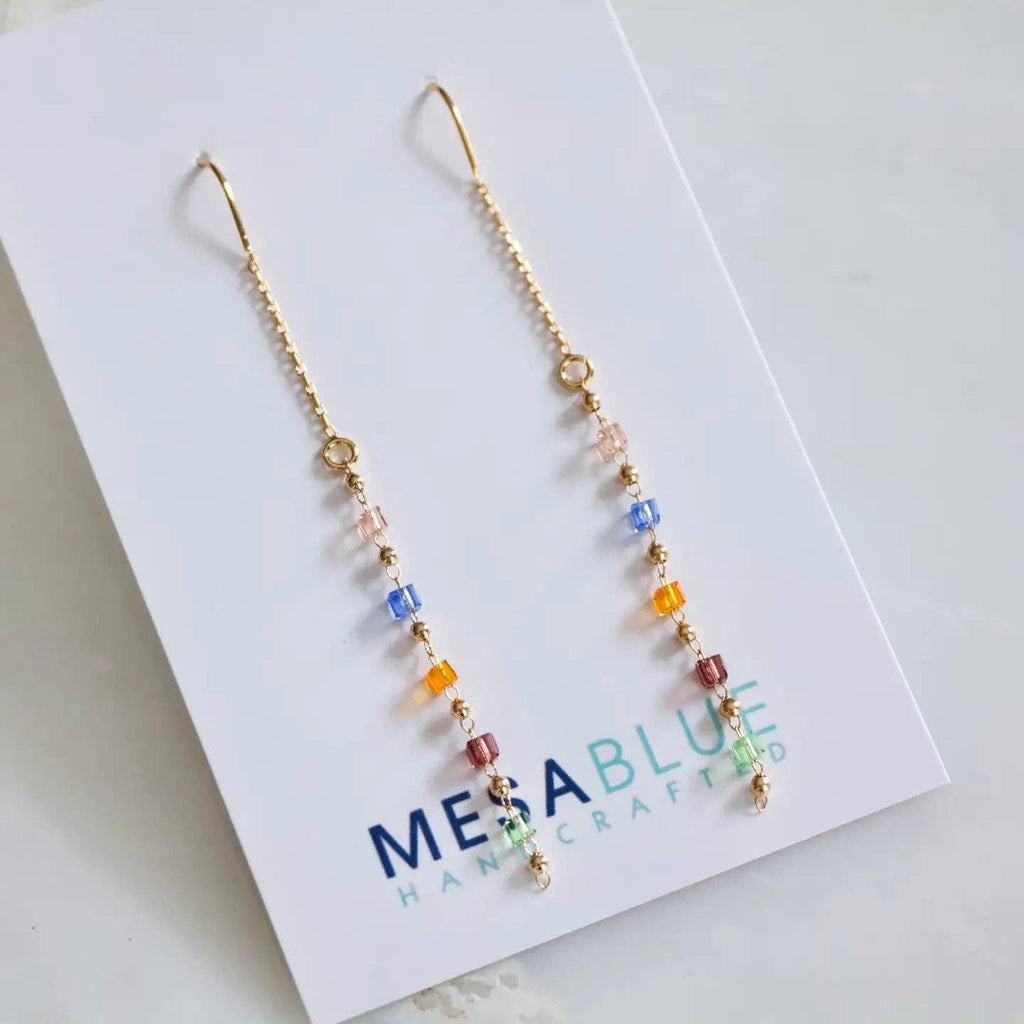 Beaded Threader Earrings