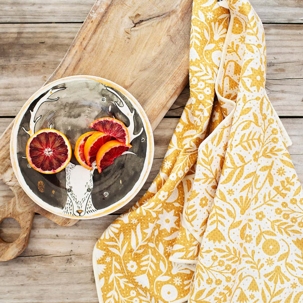 Kitchen Tea Towel Quick Dry | Meadow Flowers