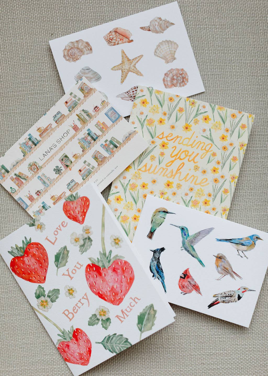 Birds Greeting Card